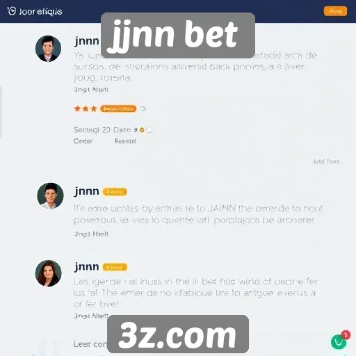 Feedback de usuários sobre experiência no JJNN Bet